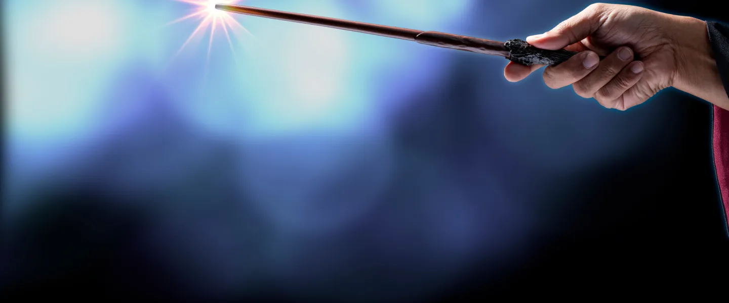 A wand from Harry Potter